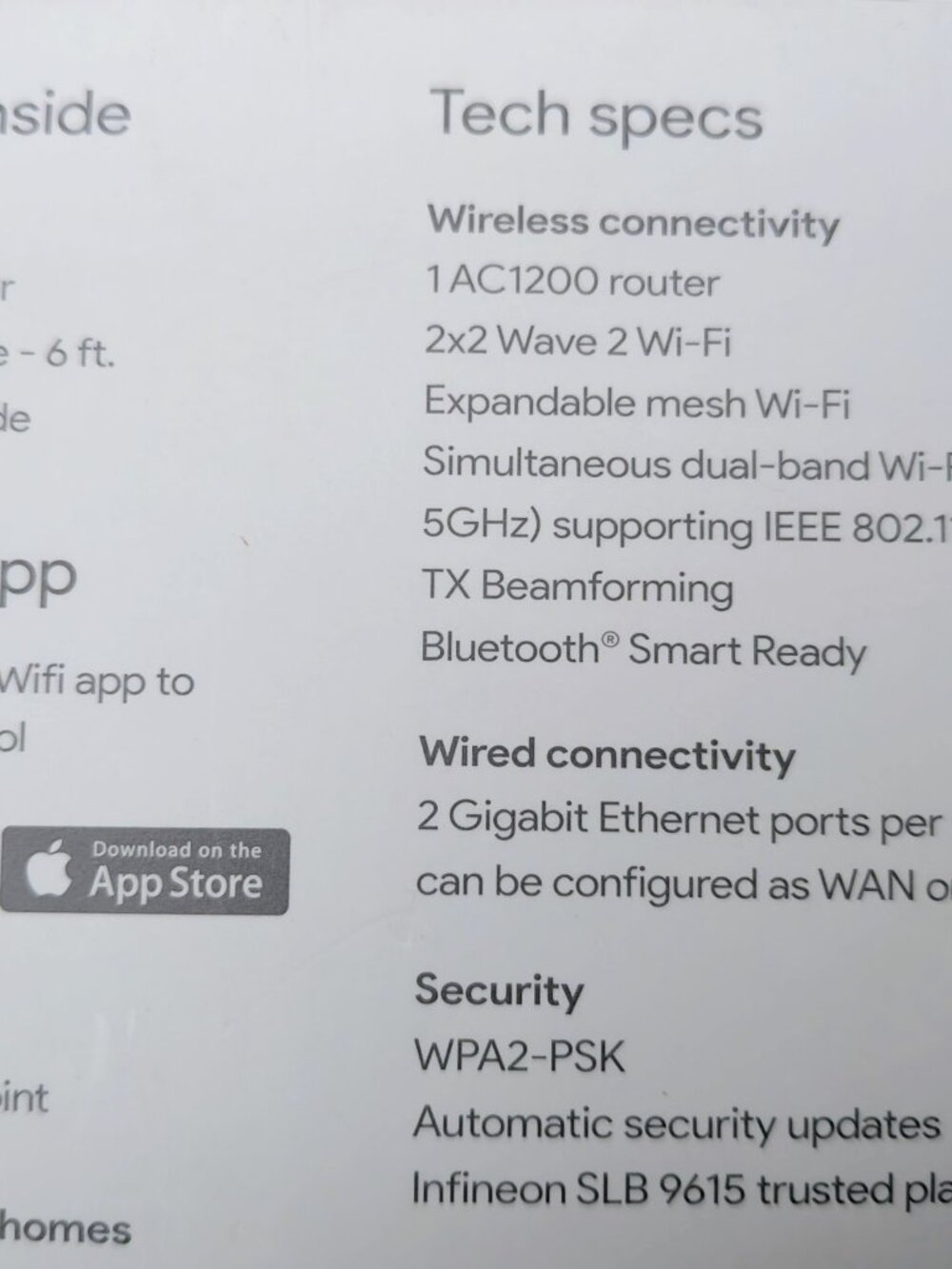1st Gen. Google Wifi Router - Picture 2 of 3